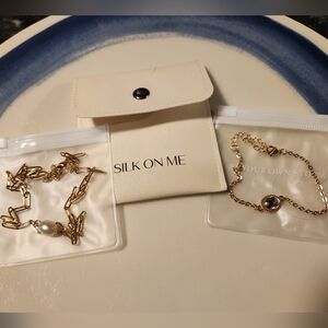 Silk On Me Bracelet And Necklace Set